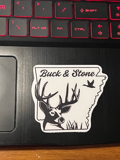 Buck & Stone Logo Sticker