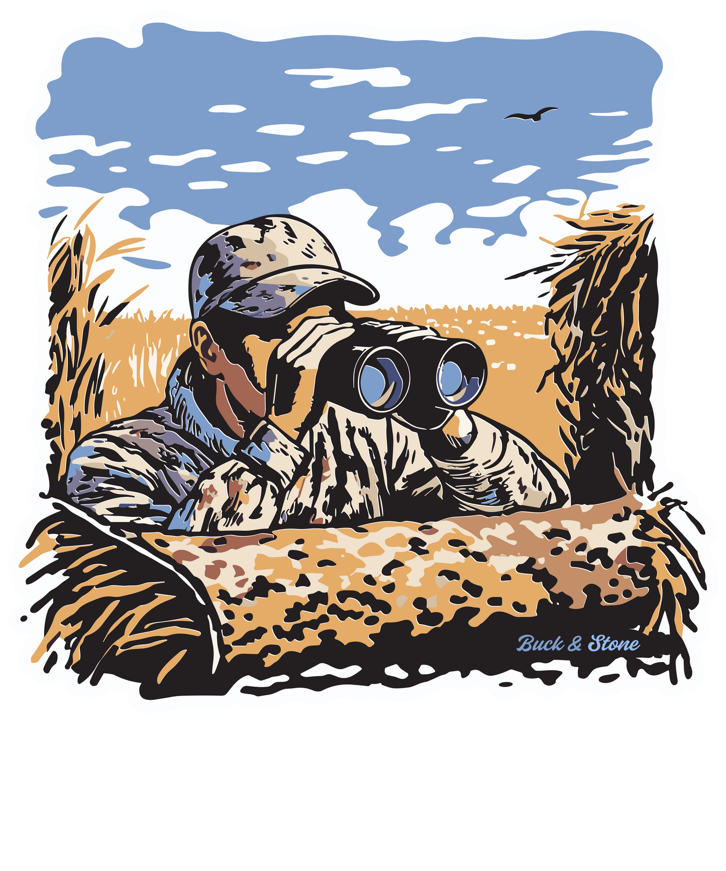 In the blind Sticker