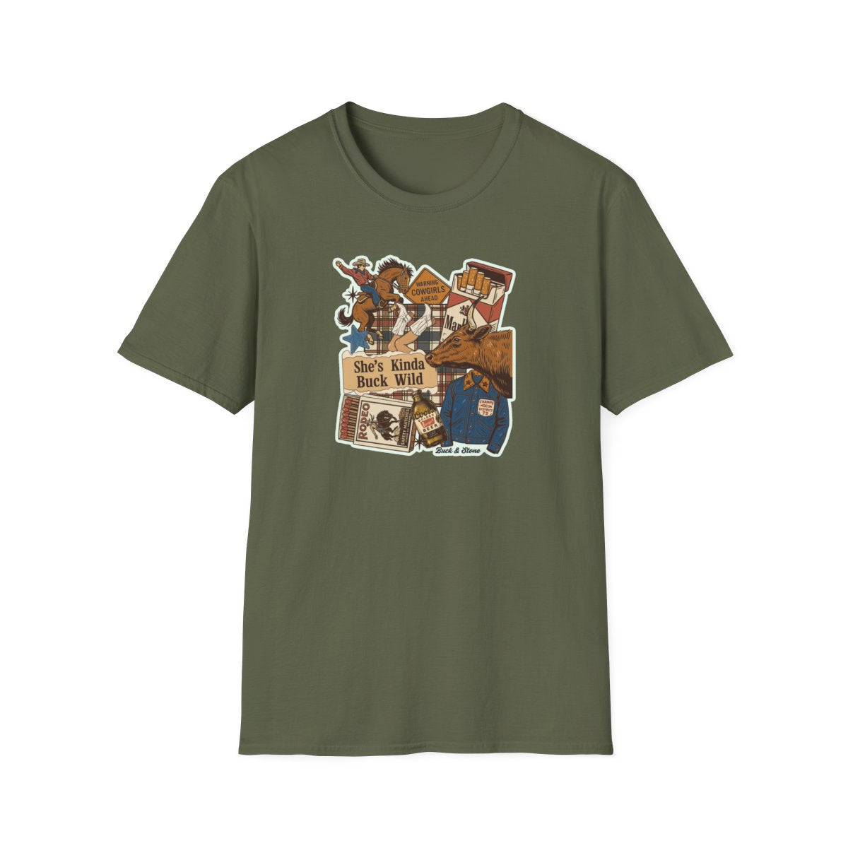 She's Kinda Buck Wild Tee
