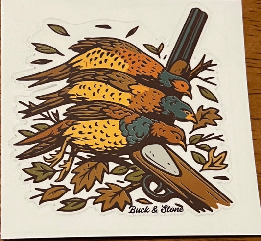 Pheasant Yeah Sticker