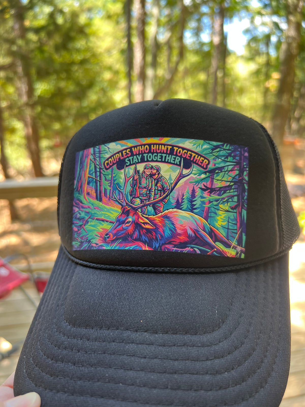 Couples Who Hunt Together Stay Together Trucke Hat