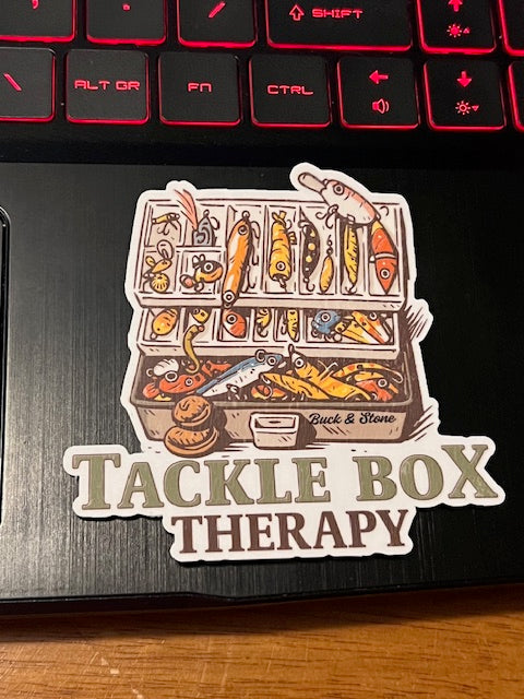 Tackle Box Therapy Box Sticker