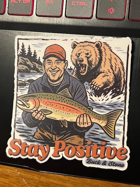 Stay Positive Sticker