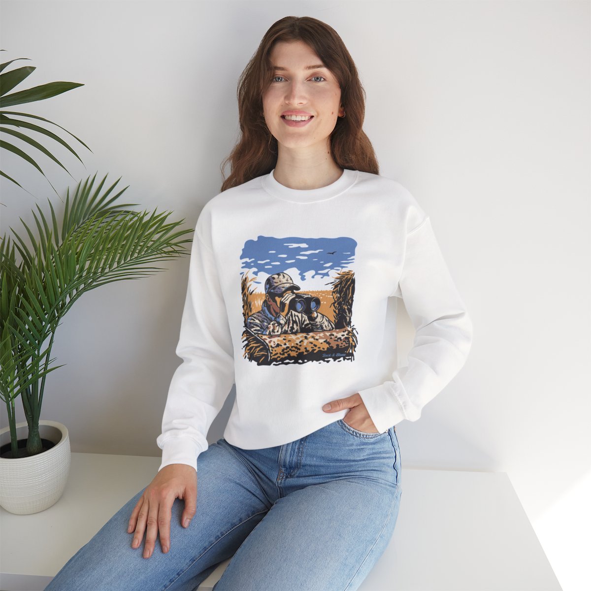In the Blind Crewneck Fleece 50/50 sweatshirt