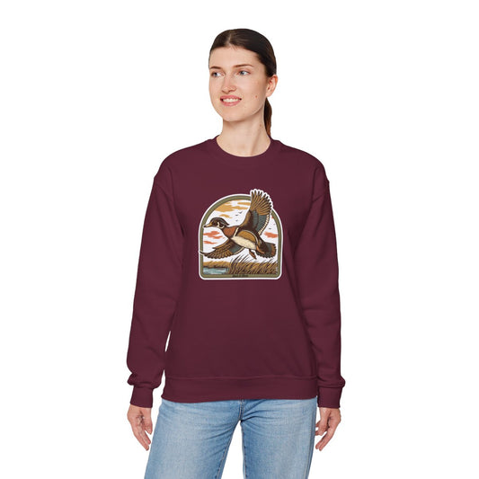 Wood Duck Sunrise Crewneck sweatshirt