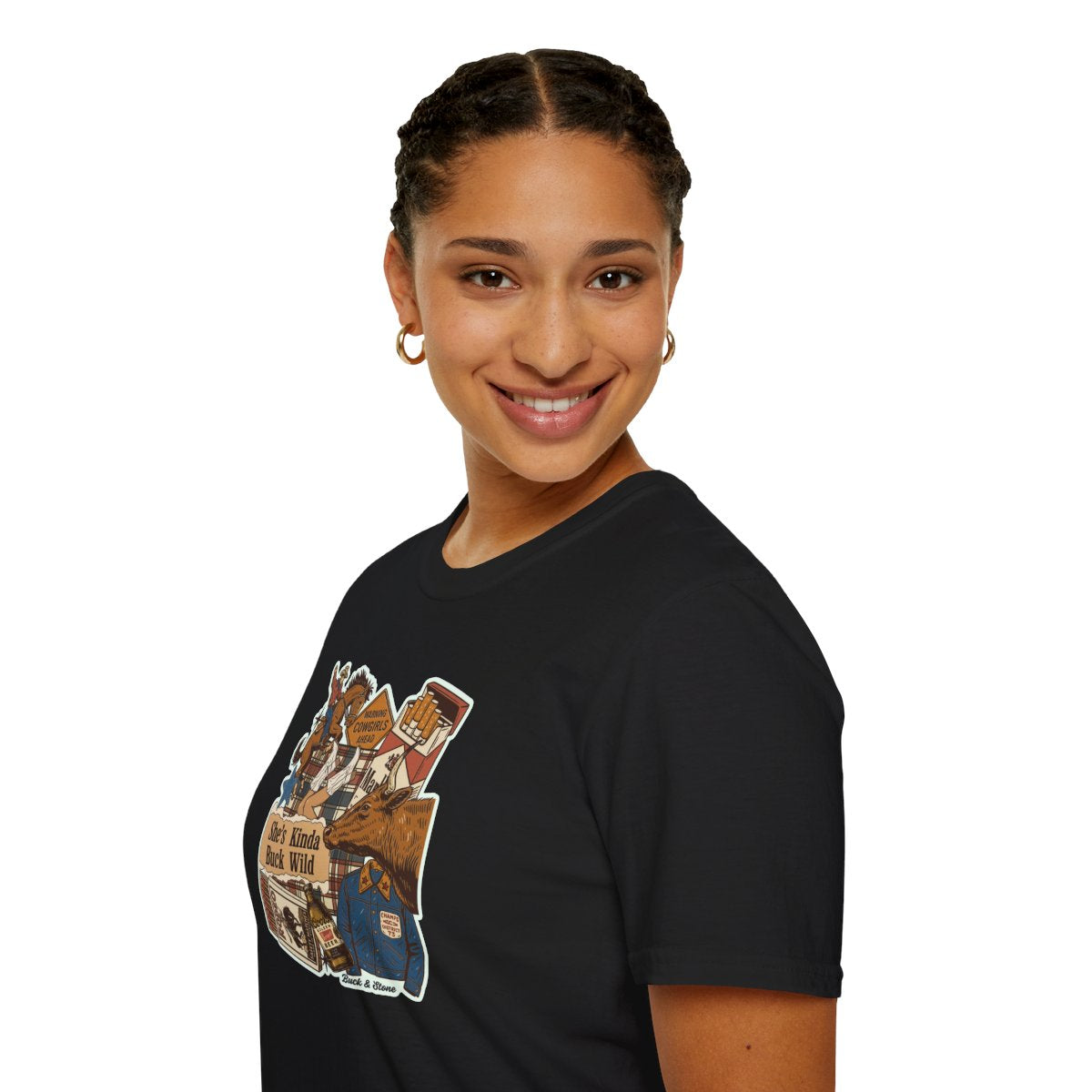 She's Kinda Buck Wild Tee