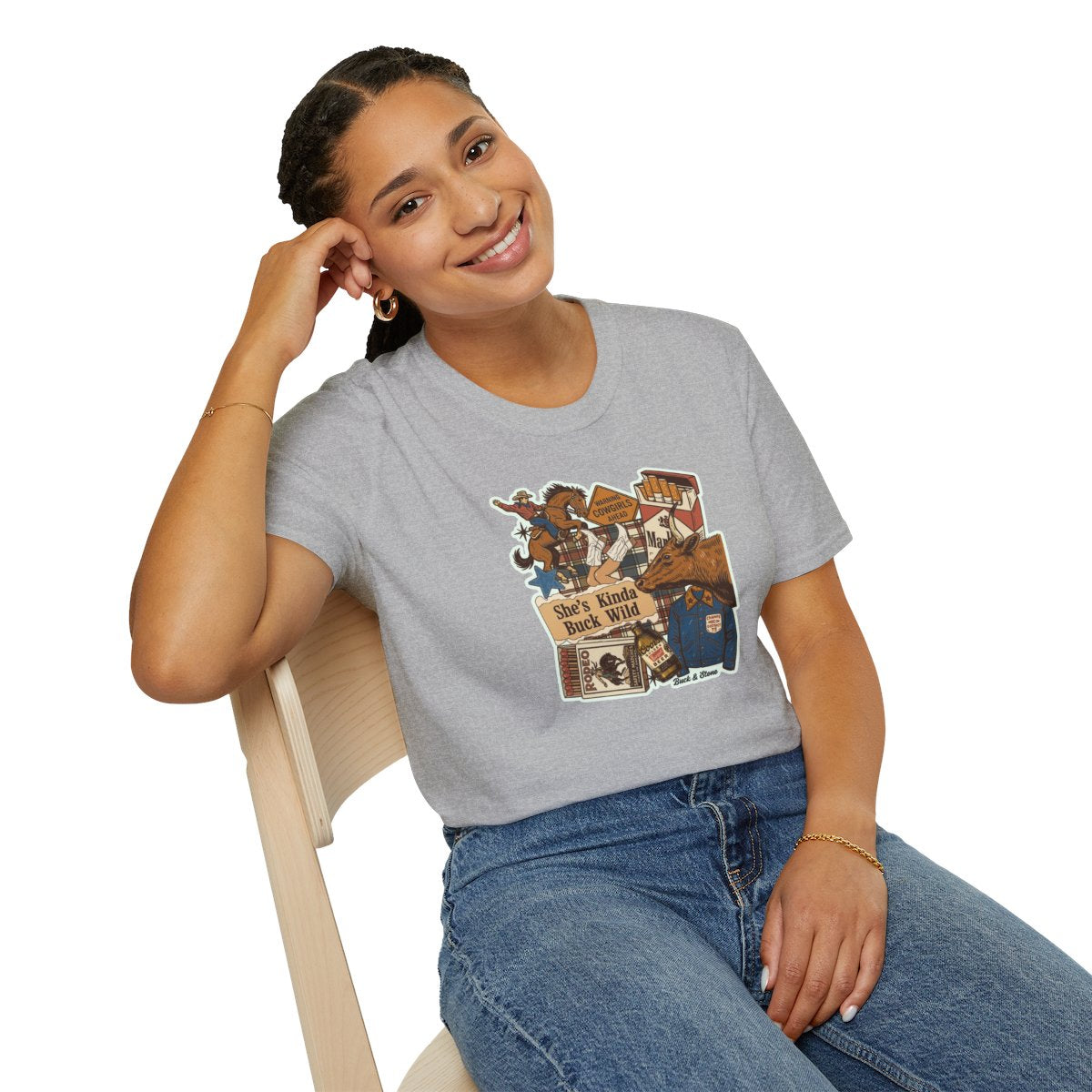 She's Kinda Buck Wild Tee