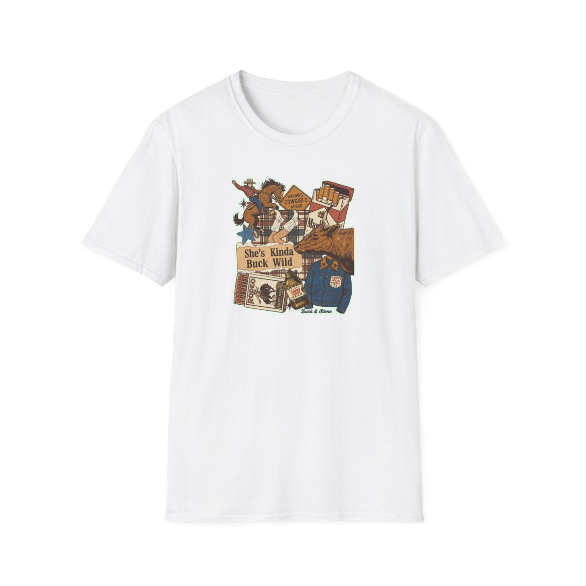 She's Kinda Buck Wild Tee